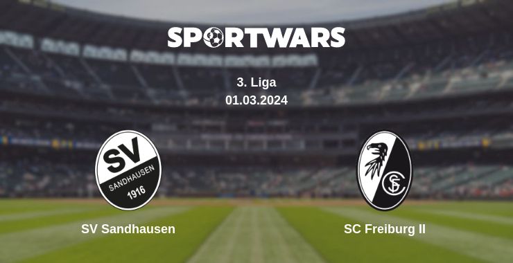 Where to watch the match SV Sandhausen - SC Freiburg II