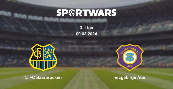 Where to watch the match 1. FC Saarbrücken - Erzgebirge Aue