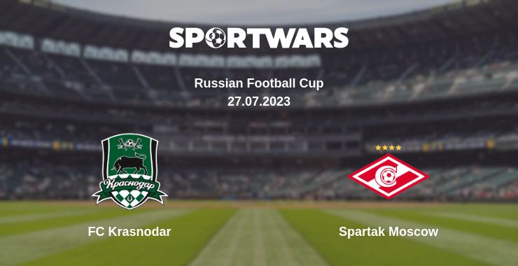 Where to watch the match FC Krasnodar - Spartak Moscow