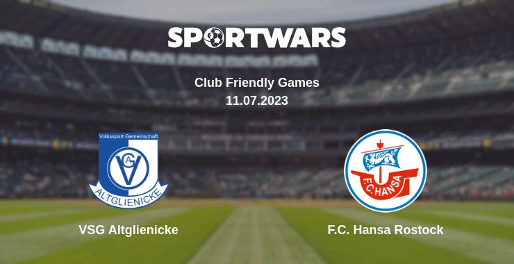 Where to watch the match VSG Altglienicke - F.C. Hansa Rostock