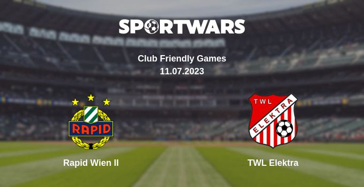 Where to watch the match Rapid Wien II - TWL Elektra