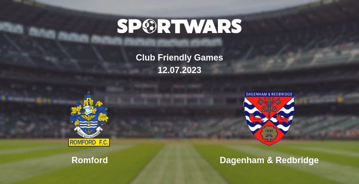 Where to watch the match Romford - Dagenham & Redbridge