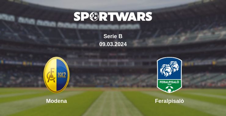 Where to watch the match Modena - Feralpisalò