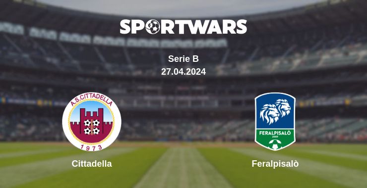 Where to watch the match Cittadella - Feralpisalò