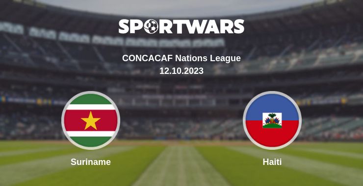 Where to watch the match Suriname - Haiti