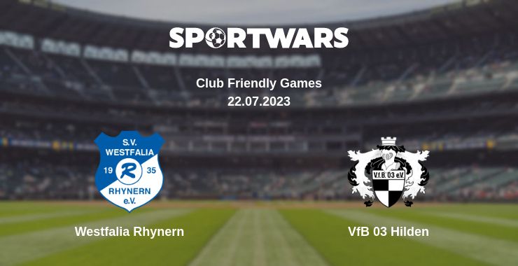 Where to watch the match Westfalia Rhynern - VfB 03 Hilden