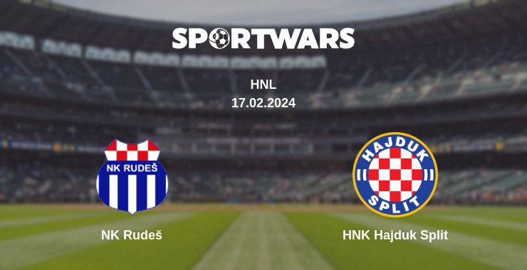 Where to watch the match NK Rudeš - HNK Hajduk Split