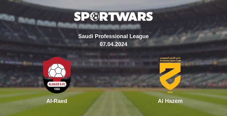 Where to watch the match Al-Raed - Al Hazem