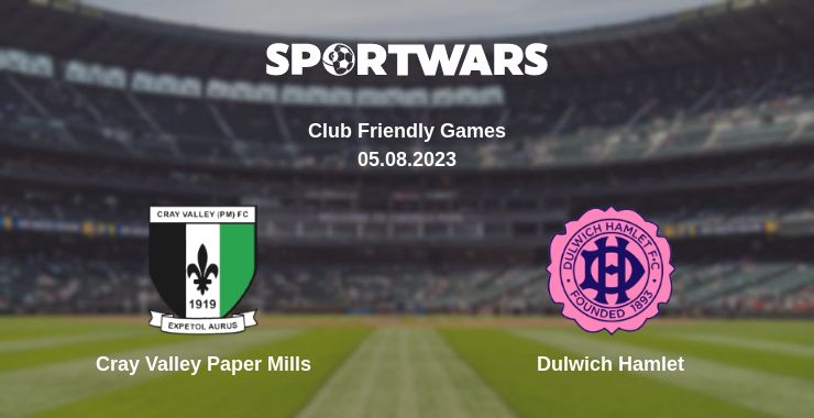 Where to watch the match Cray Valley Paper Mills - Dulwich Hamlet