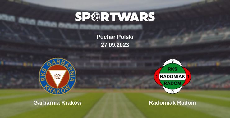 Where to watch the match Garbarnia Kraków - Radomiak Radom