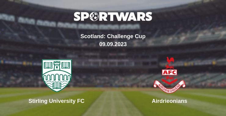 Where to watch the match Stirling University FC - Airdrieonians