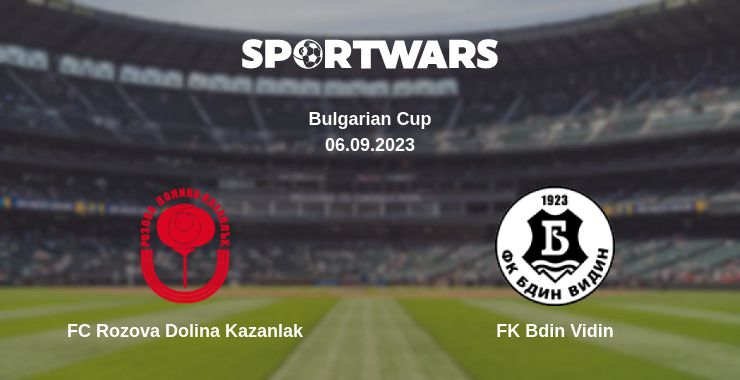 Where to watch the match FC Rozova Dolina Kazanlak - FK Bdin Vidin