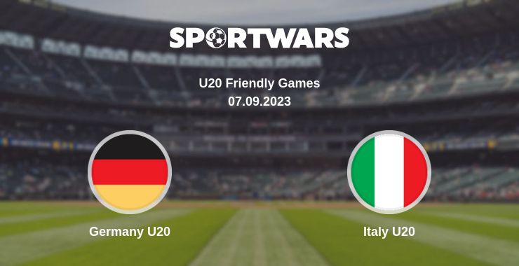 Where to watch the match Germany U20 - Italy U20