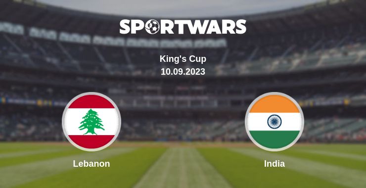 Where to watch the match Lebanon - India