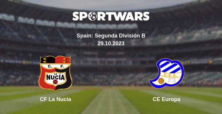 Where to watch the match CF La Nucía - CE Europa