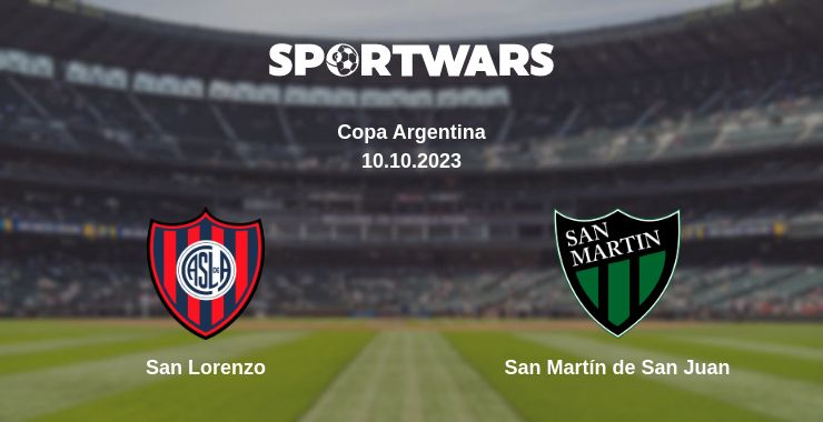 Where to watch the match San Lorenzo - San Martín de San Juan