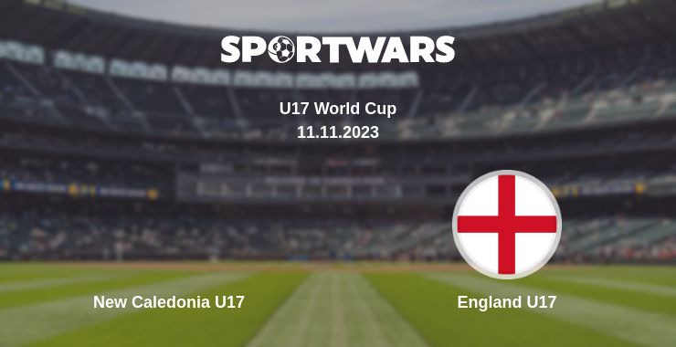 Where to watch the match New Caledonia U17 - England U17