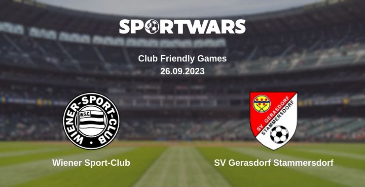 Where to watch the match Wiener Sport-Club - SV Gerasdorf Stammersdorf