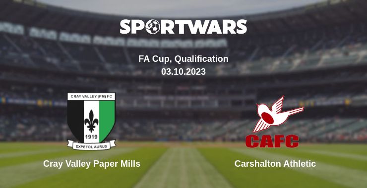 Where to watch the match Cray Valley Paper Mills - Carshalton Athletic