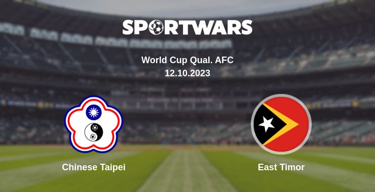 Where to watch the match Chinese Taipei - East Timor