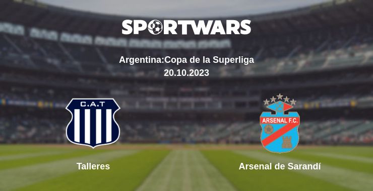 Where to watch the match Talleres - Arsenal de Sarandí