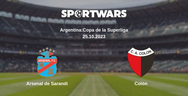 Where to watch the match Arsenal de Sarandí - Colón