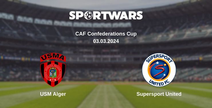 Where to watch the match USM Alger - Supersport United