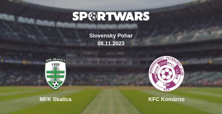 Where to watch the match MFK Skalica - KFC Komárno