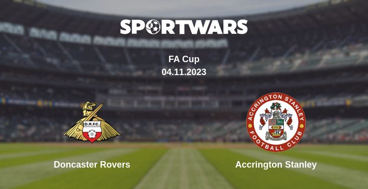 Where to watch the match Doncaster Rovers - Accrington Stanley