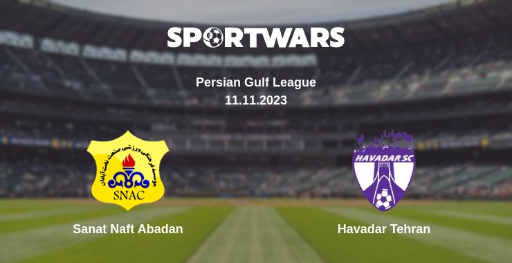 Where to watch the match Sanat Naft Abadan - Havadar Tehran