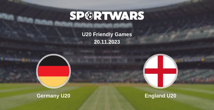 Where to watch the match Germany U20 - England U20