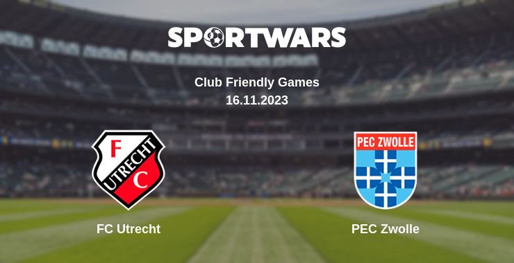 Where to watch the match FC Utrecht - PEC Zwolle