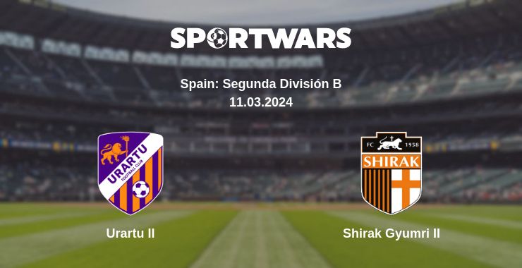 Where to watch the match Urartu II - Shirak Gyumri II