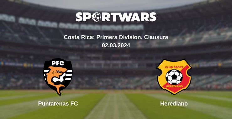 Where to watch the match Puntarenas FC - Herediano