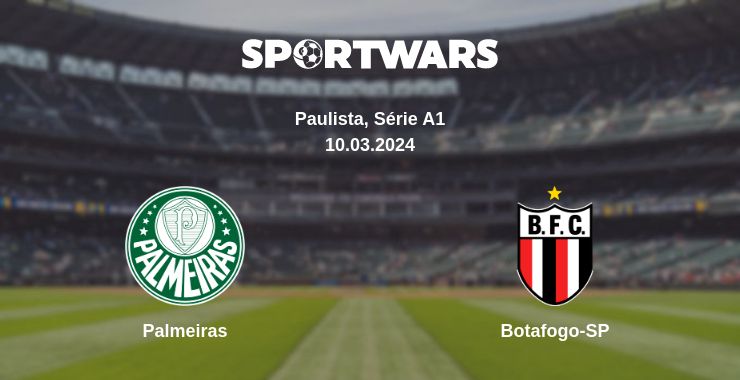 Where to watch the match Palmeiras - Botafogo-SP