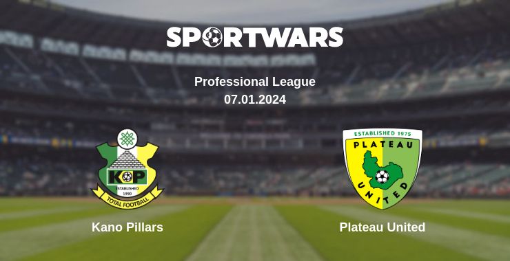 Where to watch the match Kano Pillars - Plateau United