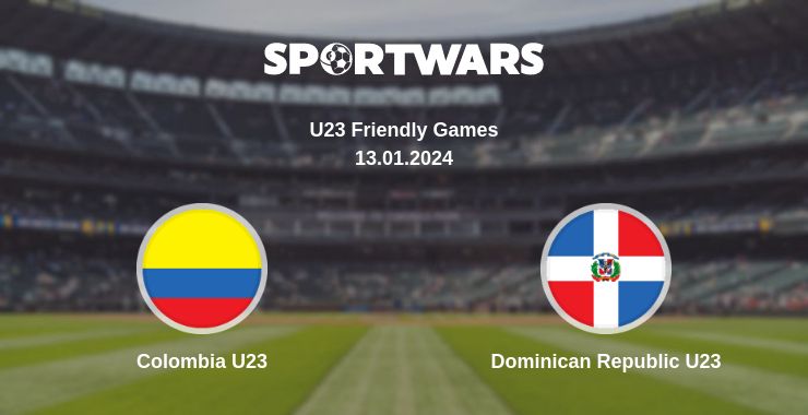 Where to watch the match Colombia U23 - Dominican Republic U23