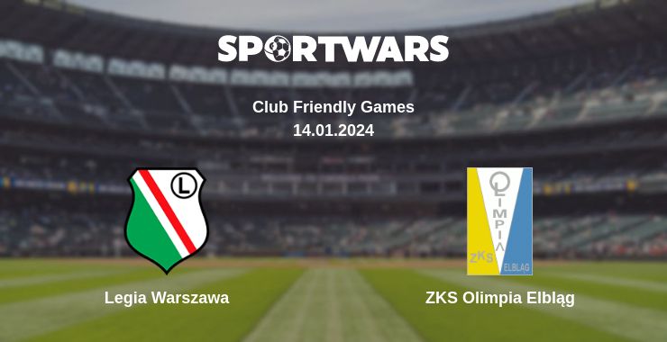 Where to watch the match Legia Warszawa - ZKS Olimpia Elbląg