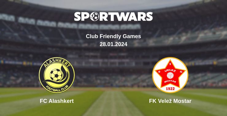 Where to watch the match FC Alashkert - FK Velež Mostar