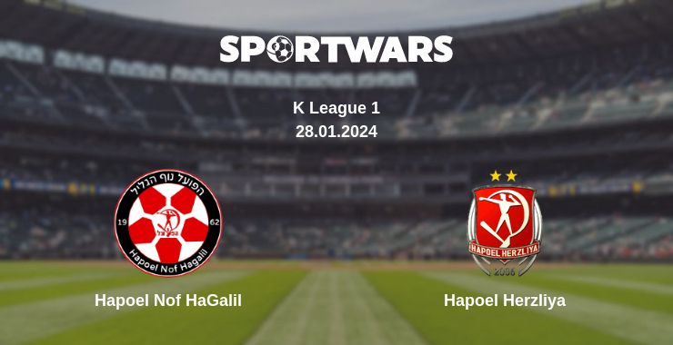 Where to watch the match Hapoel Nof HaGalil - Hapoel Herzliya