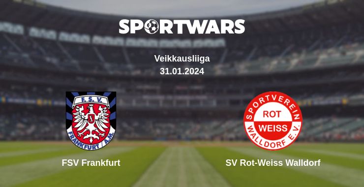 Where to watch the match FSV Frankfurt - SV Rot-Weiss Walldorf