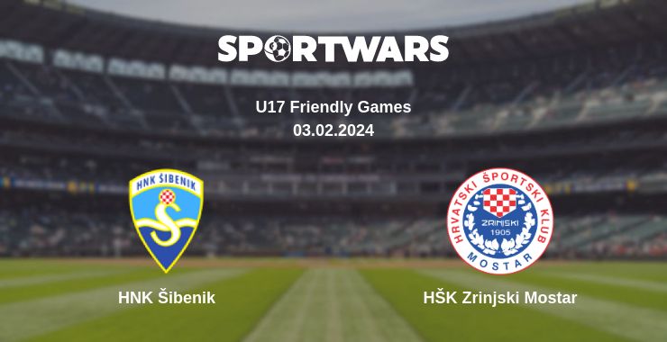 Where to watch the match HNK Šibenik - HŠK Zrinjski Mostar