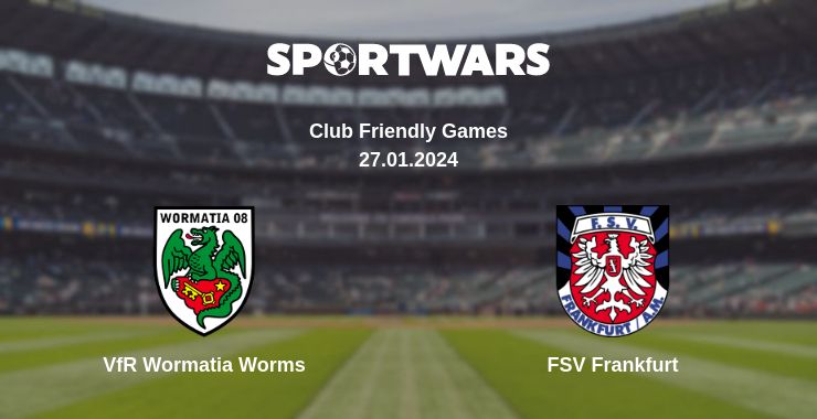 Where to watch the match VfR Wormatia Worms - FSV Frankfurt