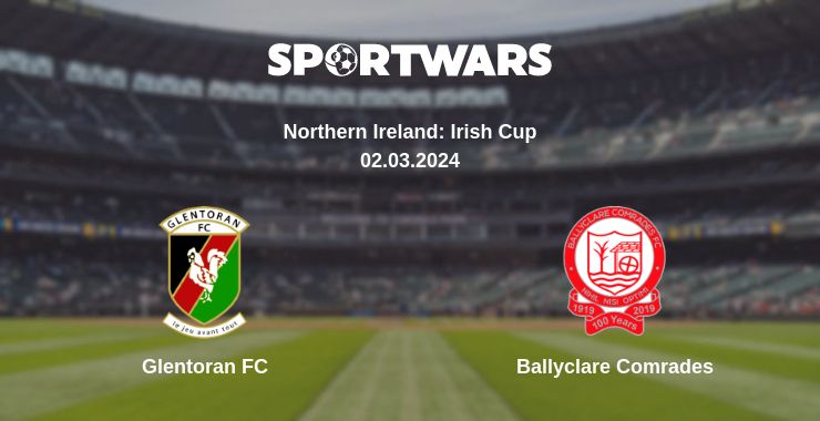 Where to watch the match Glentoran FC - Ballyclare Comrades