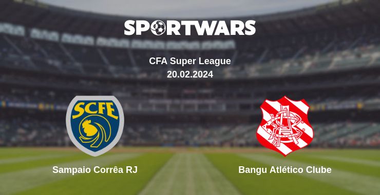 Where to watch the match Sampaio Corrêa RJ - Bangu Atlético Clube