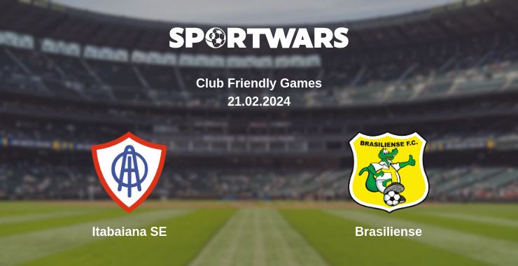 Where to watch the match Itabaiana SE - Brasiliense