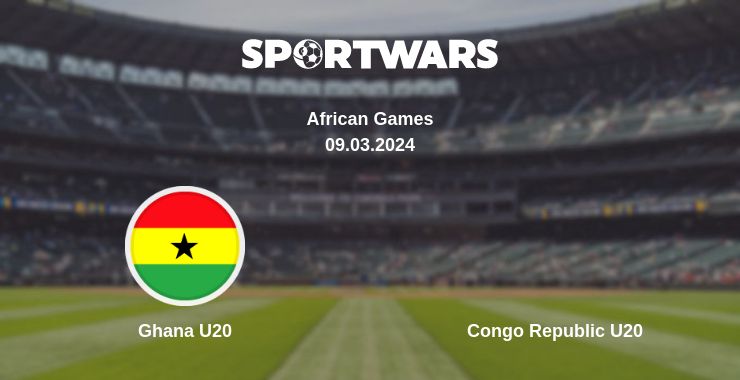 Where to watch the match Ghana U20 - Congo Republic U20