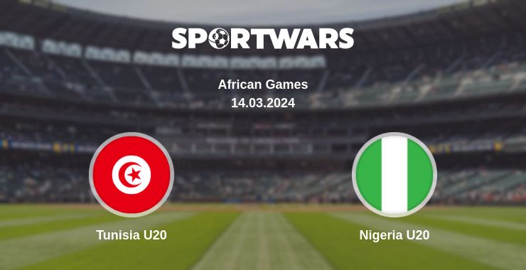 Where to watch the match Tunisia U20 - Nigeria U20