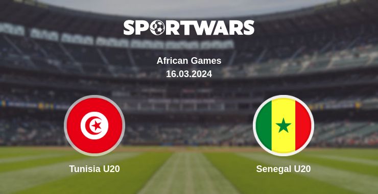 Where to watch the match Tunisia U20 - Senegal U20