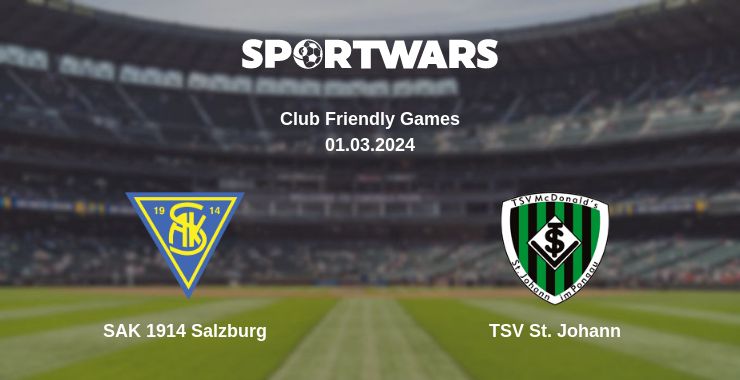 Where to watch the match SAK 1914 Salzburg - TSV St. Johann